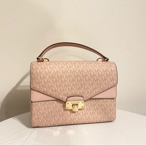 Michael Kors ballet signature kinsley logo purse